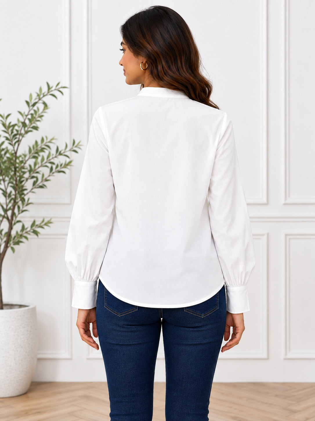 White Frill Shirt