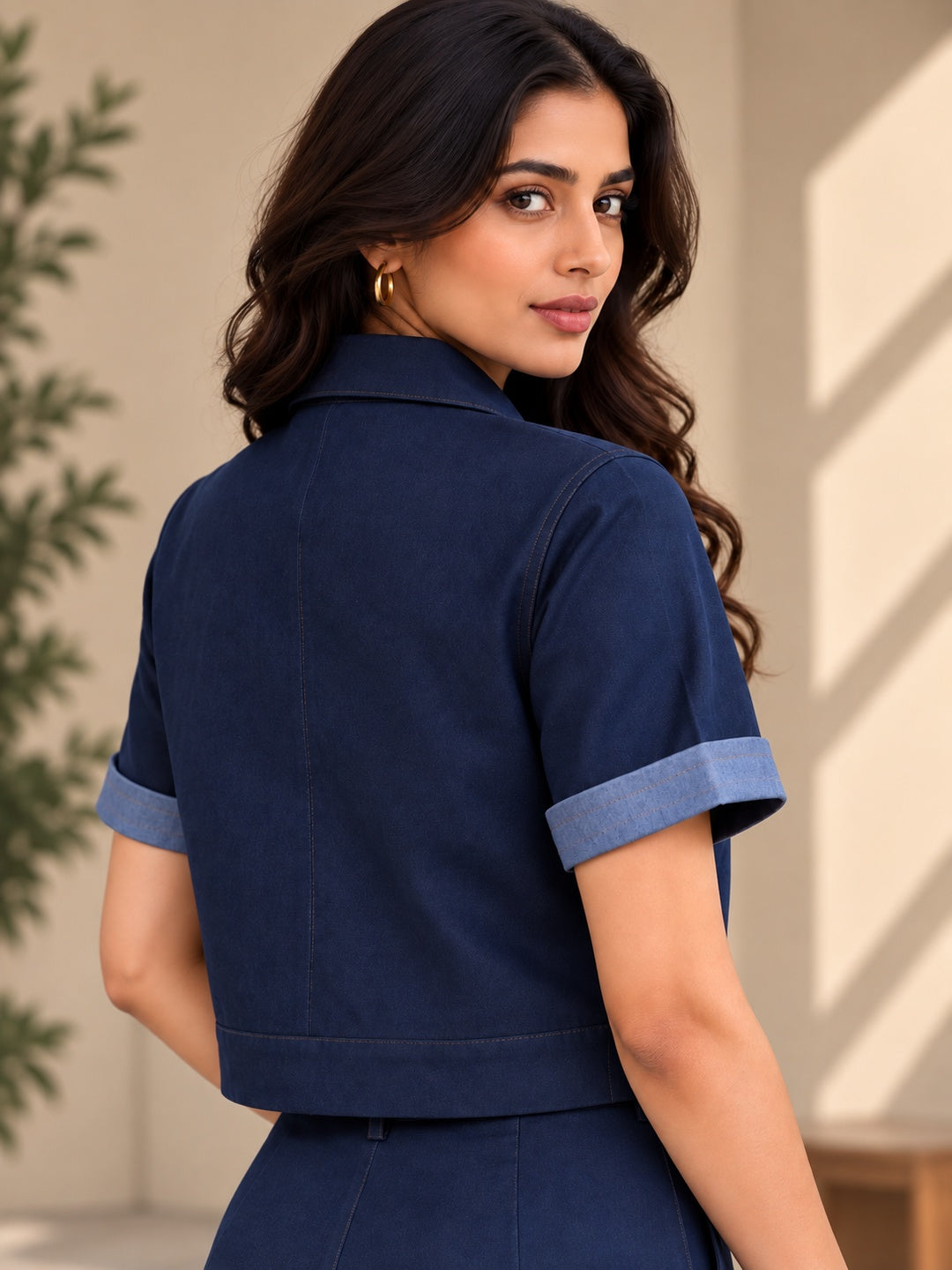 Blue Denim Co-ord Set