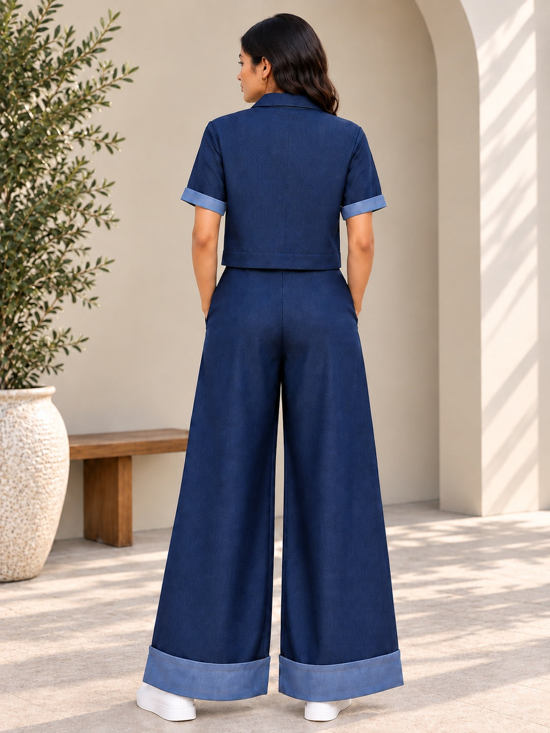 Blue Denim Co-ord Set