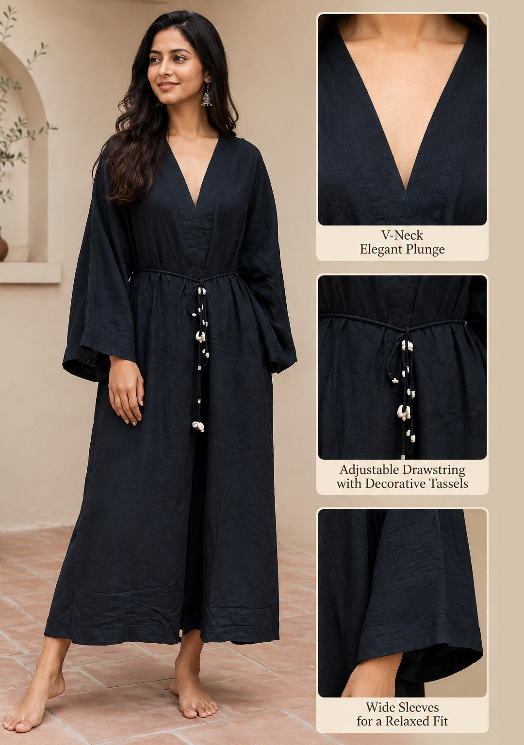 Black Pearl Kaftan