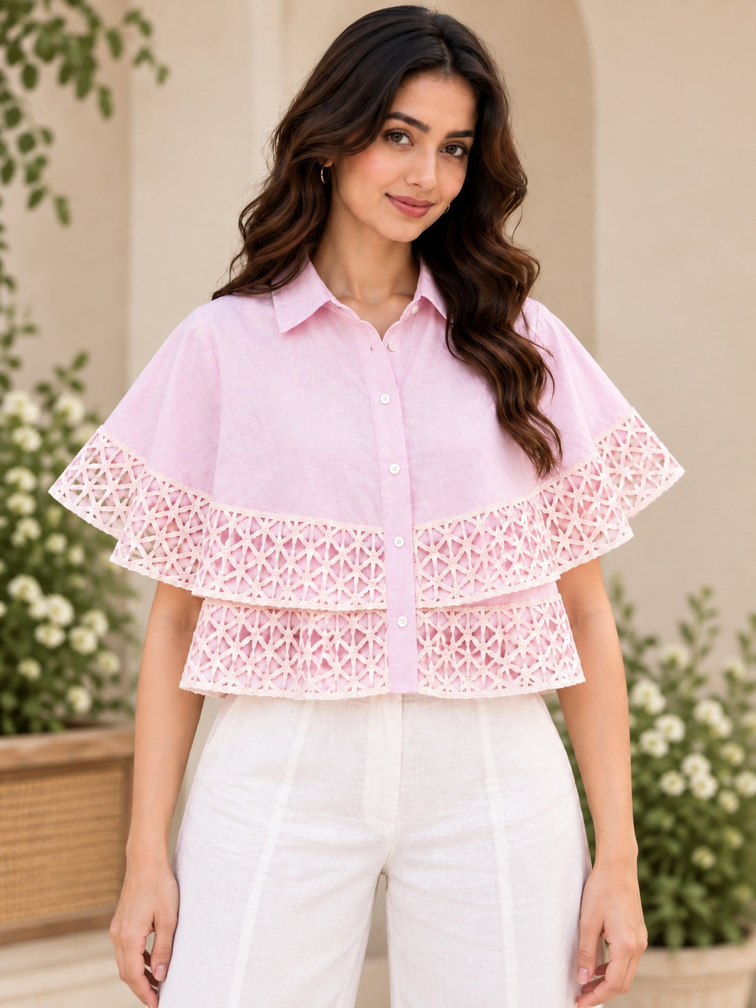 Rose Blush Layer Top